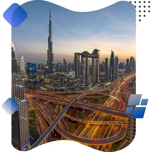 Team of business professionals discussing financial charts and graphs for Corporate Tax solution in a modern office